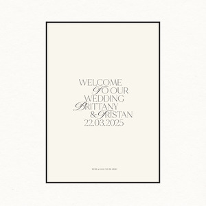 Welcome Signs: Brittany Welcome Sign