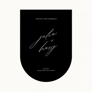 Welcome Signs: Julia Welcome Sign