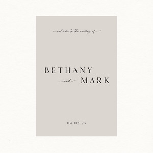 Bethany Welcome Sign