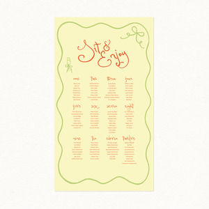 Seating Charts: Abby Seating Chart