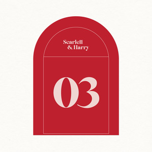 Table Numbers: Scarlett Table Number