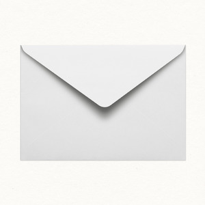 Main Invitation: Blank White Envelope