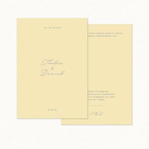 Sarah Main Invitation