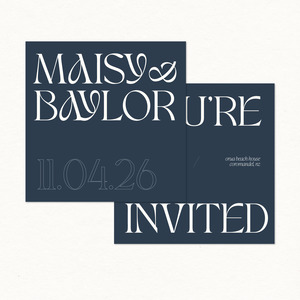 Main Invitation: Maisy Main Invitation