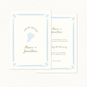 Main Invitation: Fleur Main Invitation