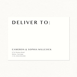 Vera Printed Envelope - Invitation Size