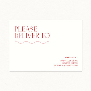 Sapphire Printed Envelope - Invitation Size