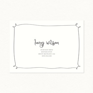Sabrina Printed Envelope - Invitation Size