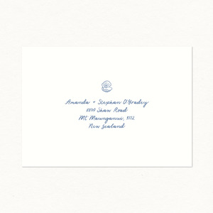 Rsvp Card: Shelly Printed Envelope - Invitation Size