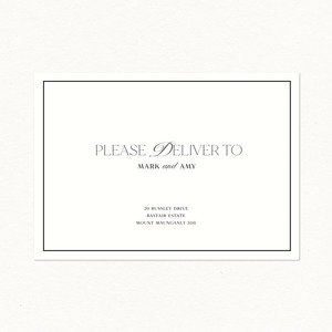 Brittany Printed Envelope - Invitation Size