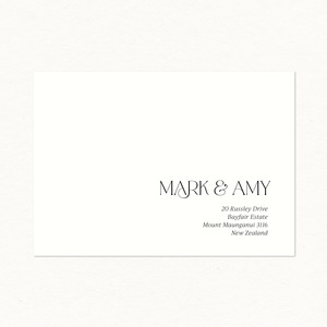 Celine Printed Envelope - Invitation Size