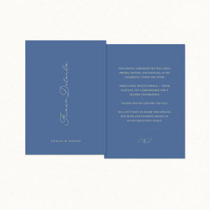 Rsvp Card 1: Sarah Details & RSVP Card