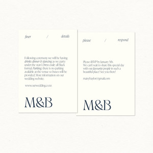 Maisy Details & RSVP Card