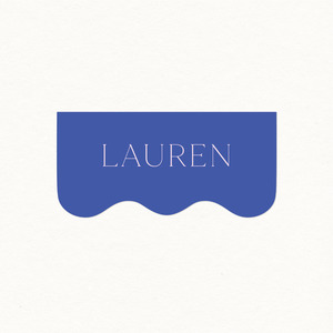 Wedding Signage: Sapphire Place Card