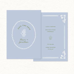 Fleur Save The Date