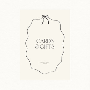 Celine Cards & Gifts Sign