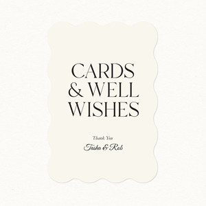 Tasha Collection: Tasha Cards & Gifts Sign
