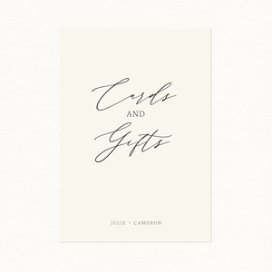 Julie Collection: Julie Cards & Gifts Sign