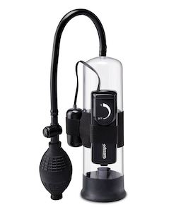 Pumps: Classix Vibrating Power Pump Black