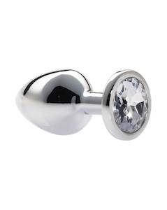 Kinki Range Alloy Gem Butt Plug - 3.2 Inch