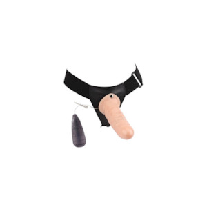 Basic Vibrating Strap On Harness - 7.5 Inch