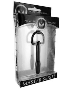 The Hallows Silicone Cum-Thru D-Ring Penis Plug