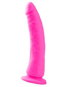 Dildos 1: Neon Slim 7 Inch Suction Cup Dildo