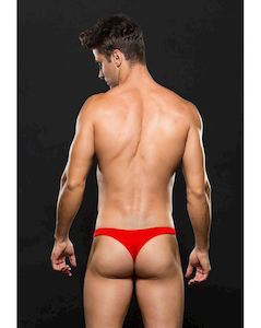 For Couples: Microfiber Lowrise Laceup Thong
