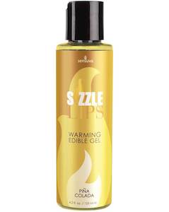 Enhancers: Sizzle Lips Pina Colada Warming Gel - 125 ml