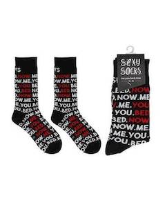 You.Me.Bed.Now. Socks - One Size