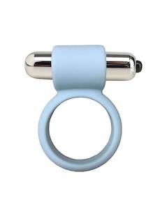 Cock Rings 1: Vibrating Silicone C-Ring White