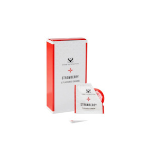 Share Satisfaction Strawberry Flavoured Condom 12 Pack