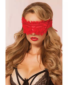 Bondage 1: Eyelash Mask STM-40135-OS-Red