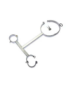 Bondage 1: Kink - Male Neck and hand Cuffs 13.5 cm Weight 1100g