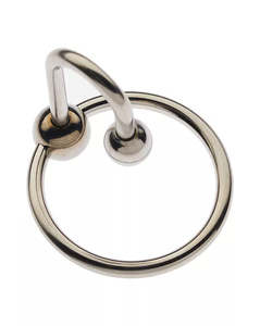 Kink Stainless Steel Head Ring with ball Head - 28mm