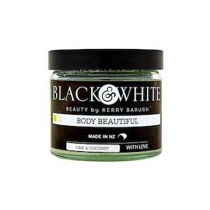Body Beautiful: BLACK & WHITE BODY - SCRUBS 250 gm