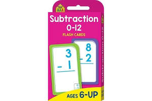 Subtraction Flash Cards 0-12