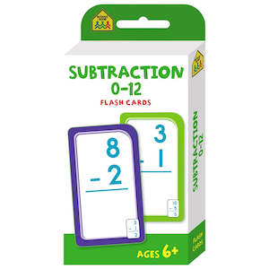 Flash Cards - Subtraction 0-12