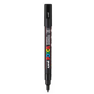 Uni Posca Marker 0.9-1.3mm - Black