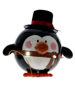 Gifts And Novelty: Christmas Hanging LED Character Bauble