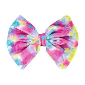 Pink Poppy Accessories: Rainbow Velvet Dream Hair Bow