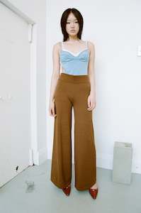 Knitted Lounging Pants |Toffee