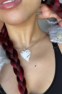 Glass Pendant | White