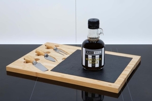 Bamboo & Slate Cheese Board Gift Set
