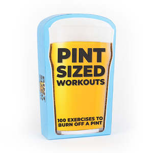 Adult Novelty Gifts: Pint Sized Workout Cards