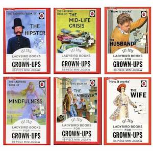 Adult Novelty Gifts: Ladybird Grown-Ups Mini Jigsaw