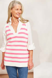 Knitwear: Eb&Ive - La Sable Knit Vest - Musk