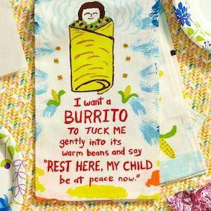 Blue Q: Blue Q Screen Printed - Tea Towels