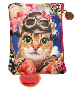 De Kunstboer - Pilot Cat Coin Purse