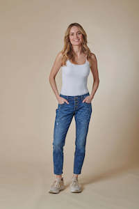Womens Jeans: Zhrill - Nali Jean Blue W7004